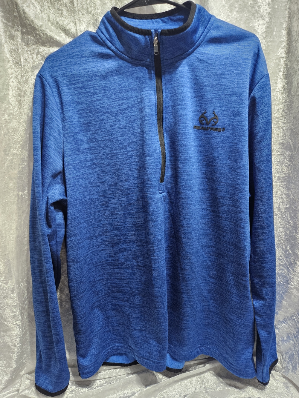 Realtree Blue Quarter-Zip Pullover
